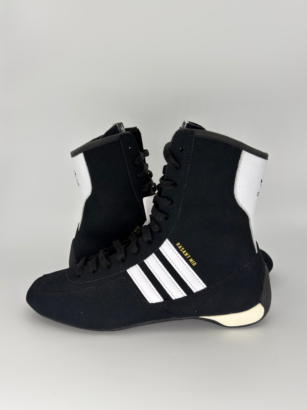 adidas Rasant Mid Lifestyle Shoes Womens Sz 8, 8.5 Black Cloud White New JH6665